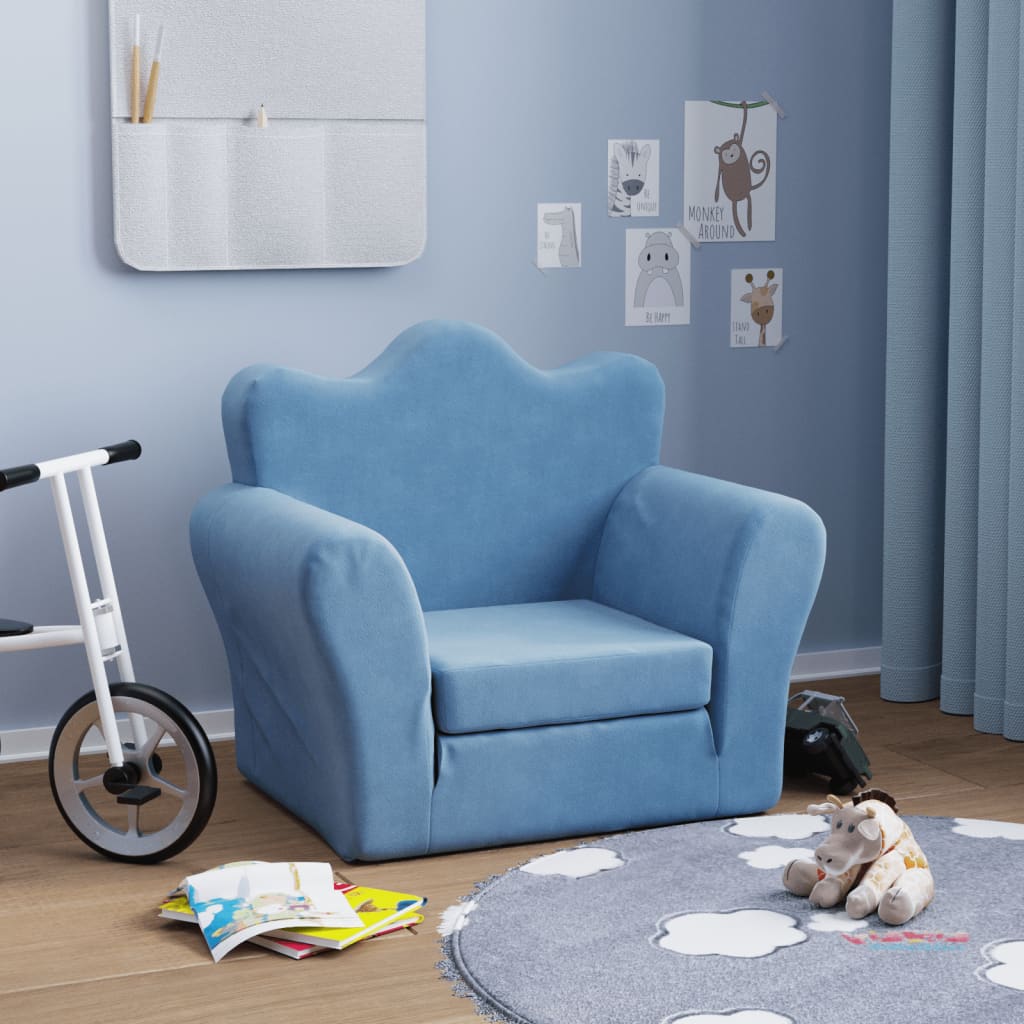 Canapé-lit pour enfants  peluche douce - Imagem 2