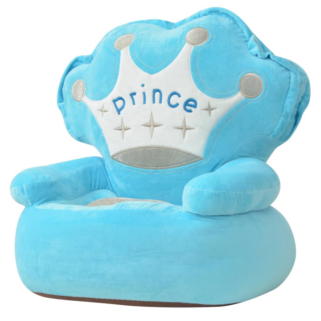 Chaise en peluche pour enfants Prince