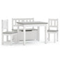 Ensemble de table et chaises enfants 4 pcs  et gris MDF - Imagem 1