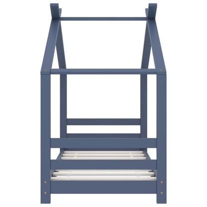 Cadre de lit d'enfant  Bois de pin massif 70x140 cm - Imagem 2