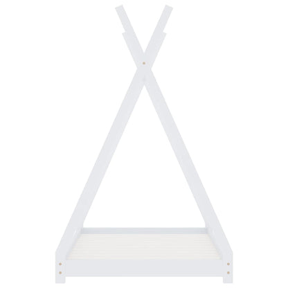 Cadre de lit d'enfant  Bois de pin massif 80x160 cm - Imagem 3