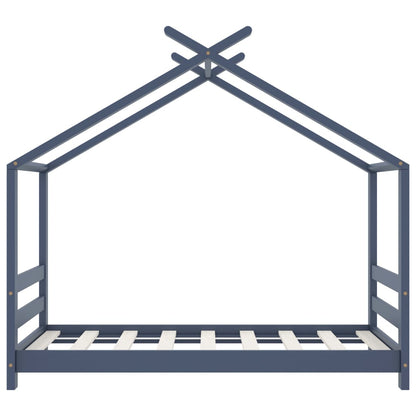 Cadre de lit d'enfant  Bois de pin massif 70x140 cm - Imagem 3