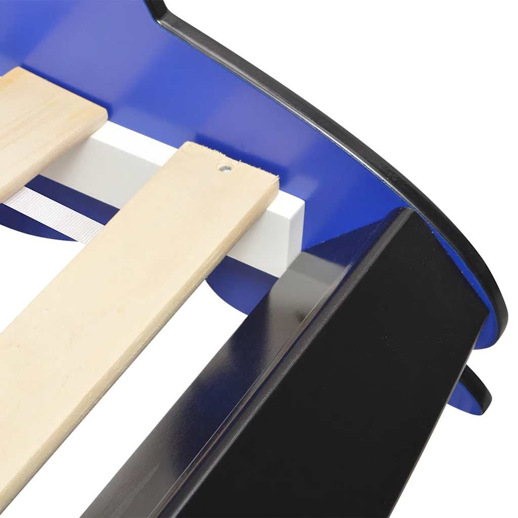 Lit voiture de course pour enfants avec LED 90 x 200 cm - Imagem 6