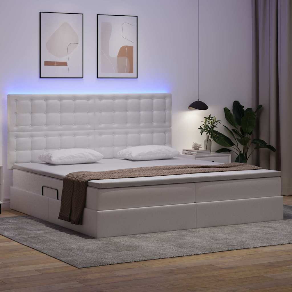 Lit avec rangement et LED avec matelas  pur - Imagem 3