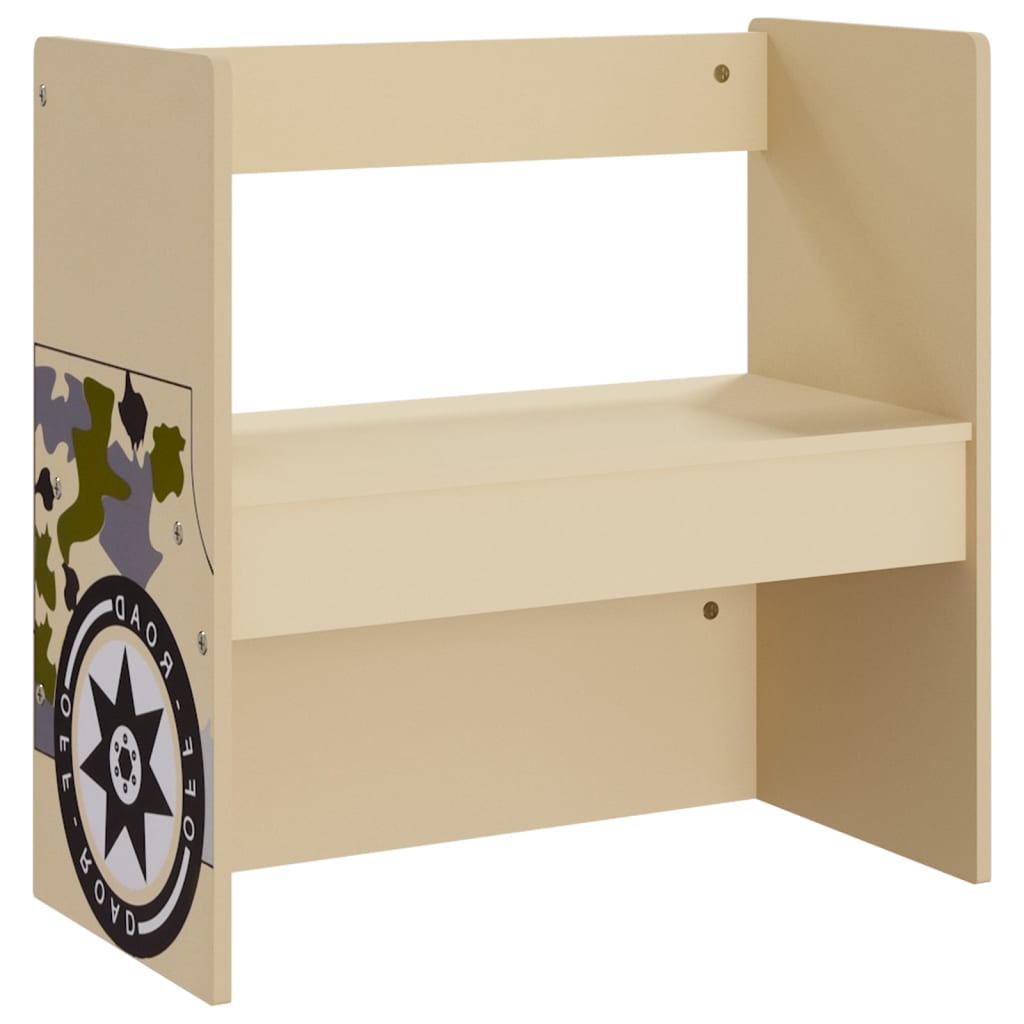 Table et chaises enfant 3 pcs Véhicule tout-terrain MDF - Imagem 4