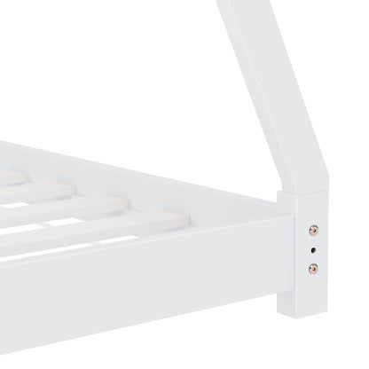 Cadre de lit d'enfant  Bois de pin massif 80x160 cm - Imagem 5